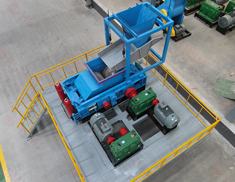 液压对辊制砂机